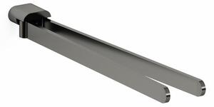 Držiak uterákov SAT Simply R PVD PVD gun metal SATDSIMR19GM