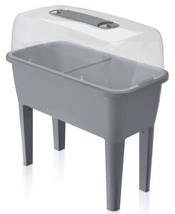 Plastové parenisko na nožičkách DREP770 77 cm - sivý kameň