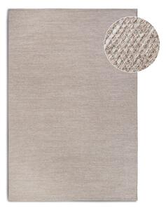 Béžový ručne tkaný koberec s prímesou vlny 60x90 cm Pradesh Linen White – Elle Decoration