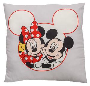 Dekoračný vankúšik MICKEY MOUSE 40x40 cm - viac farieb Farba: Svetlosivá