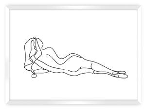 Plagát Figure Line III