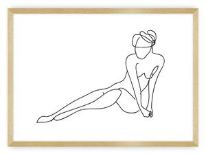 Plagát Figure Line II