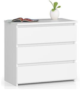 Ak furniture Komoda CL3 60 cm biela