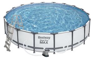Bestway Stahl pro 56462 bazén nad podlahou bazéna s nafukovacím kruhom 23062 l blau