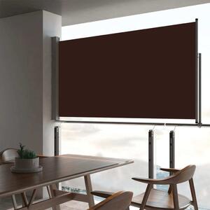 Maison Exclusive - Rozťahovateľná bočná markíza 160x300 cm hnedá