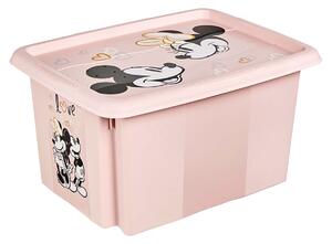 ÚLOŽNÝ BOX S VEKOM MINNIE 15L PLAST