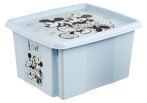 ÚLOŽNÝ BOX S VEKOM MICKEY 24L PLAST