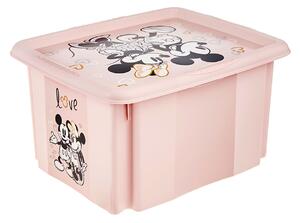 ÚLOŽNÝ BOX S VEKOM MINNIE 24L PLAST