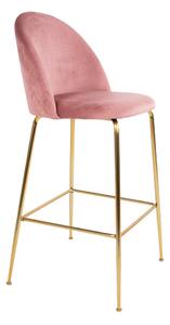 Ružová Barová stolička Lausanne 60 × 55 × 108 cm HOUSE NORDIC