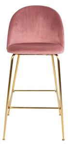Ružová Barová stolička Lausanne 60 × 55 × 108 cm HOUSE NORDIC