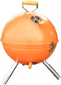 AFF 3729 Prenosný okrúhly mini gril oranžový
