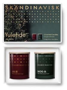 Darčekový set sviečok Yuletide - JUL and SKOG – 2 x 65 g