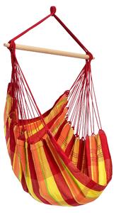 AMAZONAS XL Závesné kreslo Brasil Papaya s rozpernou tyčou Sedadlo cca 160 x 130 cm