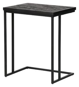 Čierny Konferenčný stolík Sharing z recyklovaného dreva 55 × 45 × 35 cm BEPUREHOME