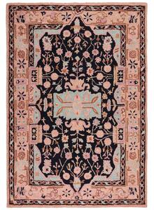 Flair Rugs Kusový koberec Wool Loop Blossom Pink/Black - 120x170 cm