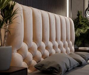 - Dizajnová čalúnená posteľ BALTORO ROZMER: Pre matrac 140 x 200 cm
