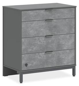 Študentská komoda SPACE GREY