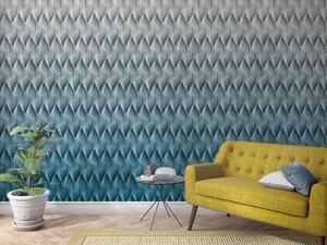 Marburg Dizajnová tapeta mural s 3D efektom VLNKY modré