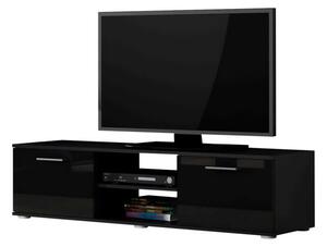 Mirjan24 TV stolík 140 Boho B4, Farby: čierny / čierny lesk 5902928098174