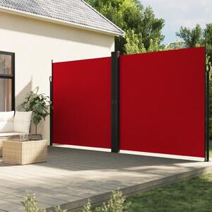 Maison Exclusive – bočná markíza s výsuvom, červená, 200 x 1200 cm