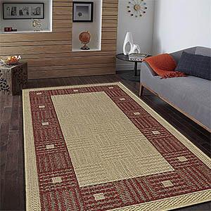 Oriental Weavers koberce Kusový koberec Sisalo / DAWN 879 / O44P (J84 Red) – na von aj na doma - 133x190 cm