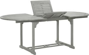 Maison Exclusive - Záhradný stôl sivý 200x100x75 cm masívne drevo akácia