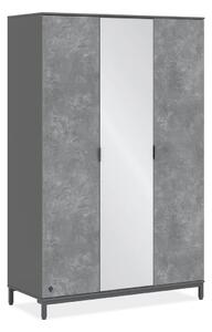 Študentská skriňa 3-dverová SPACE GREY