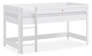Detská posteľ - vyvýšená MONTES WHITE (90x200 cm)