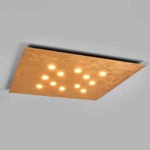 ICONE Slim stropné LED svietidlo lístkové zlato