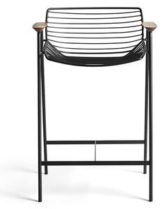 Čierna Barová stolička Zelo – 65 cm 65 cm REX KRALJ