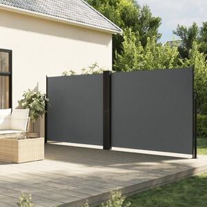 Maison Exclusive – bočná markíza s výsuvom, antracitová, 180 x 1200 cm