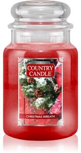 Country Candle Christmas Wreath vonná sviečka 737 g