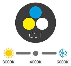 Prisadený LED panel 30x30cm, 25W, 4100K, IP20, CCT (LED-CSQ-CCT/25W/BI)