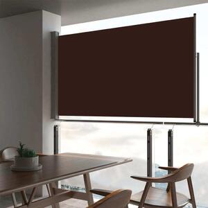 Maison Exclusive – Výsuvná bočná markíza, 140 x 300 cm, hnedá