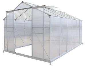 Záhradný skleník Kacen Typ 5 374x252x195 cm - priehľadná