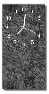 Nástenné hodiny vertikálne Gray grafit 30x60 cm