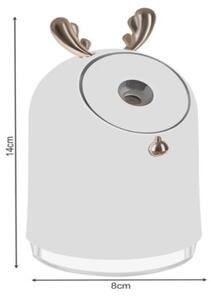 Malatec 16366 Zvlhčovač vzduchu USB, 250 ml biely