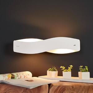 Nástenné svietidlo LED Lian v elegantnom vzhľade - stmievateľné biele