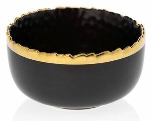 DekorStyle Keramická miska Kati 11,5 cm čierna