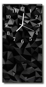 Nástenné hodiny vertikálne Moderné geometria 3d grafika 30x60 cm