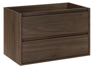 Comad Závěsná skříňka pod umyvadlo Villa 80 cm ořech