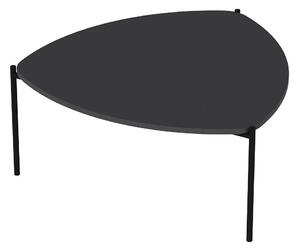 Dizajnový konferenčný stolík Jaliyah 90 cm antracitový