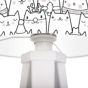 Rozkošná detská stolná lampa Cats
