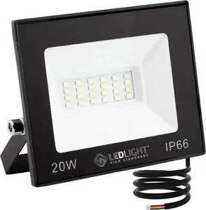 LedLight 2709 Halogénový LED reflektor, IP66, studená biela, 1600 lm, 20 W