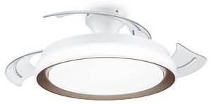 Philips 8720169279124 Bliss stropné svietidlo s ventilátorom LED D510mm 35+28W/4500lm 2700+4000+5500K zlatá, diaľkové ovládanie