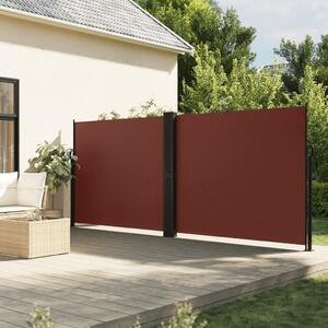 Maison Exclusive – bočná markíza s výsuvom, hnedá, 180 x 1200 cm