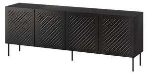 HALMAR Komoda Siena 200 cm černá