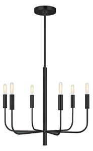 Lustre FEISS, Brianna, stmievateľné, Čierna, Obývacia izba, Kov