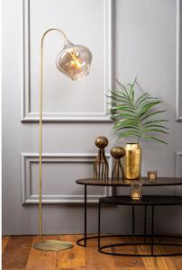 Stojacia lampa v zlatej farbe (výška 160 cm) Rakel - Light & Living