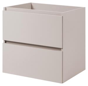 Komoda so 4 zásuvkami a 2 dvierkami, biela + vysoký lesk biela + dub Grandson, 138 cm